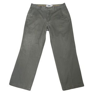 Mountain Khakis Jackson Hole Mens 36x30 Light Olive Green Relaxed Cotton Pants